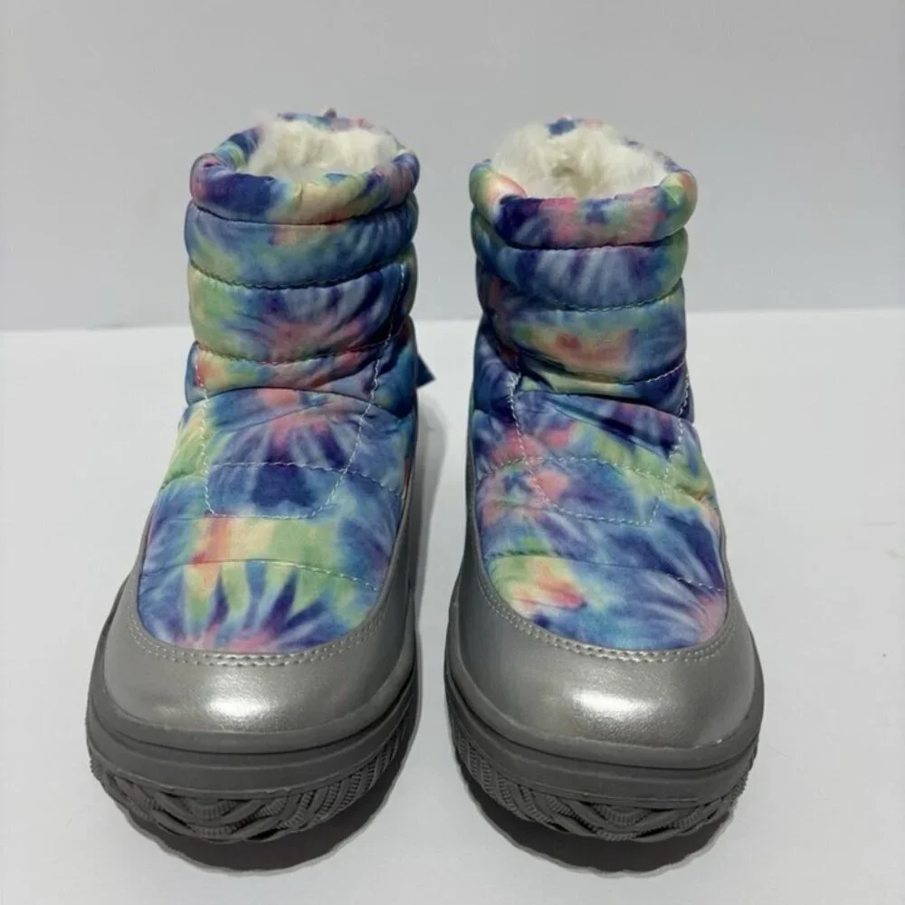 Tundra Kids’ Bethel Rainbow Winter Boots, Girls’ Size 1 M